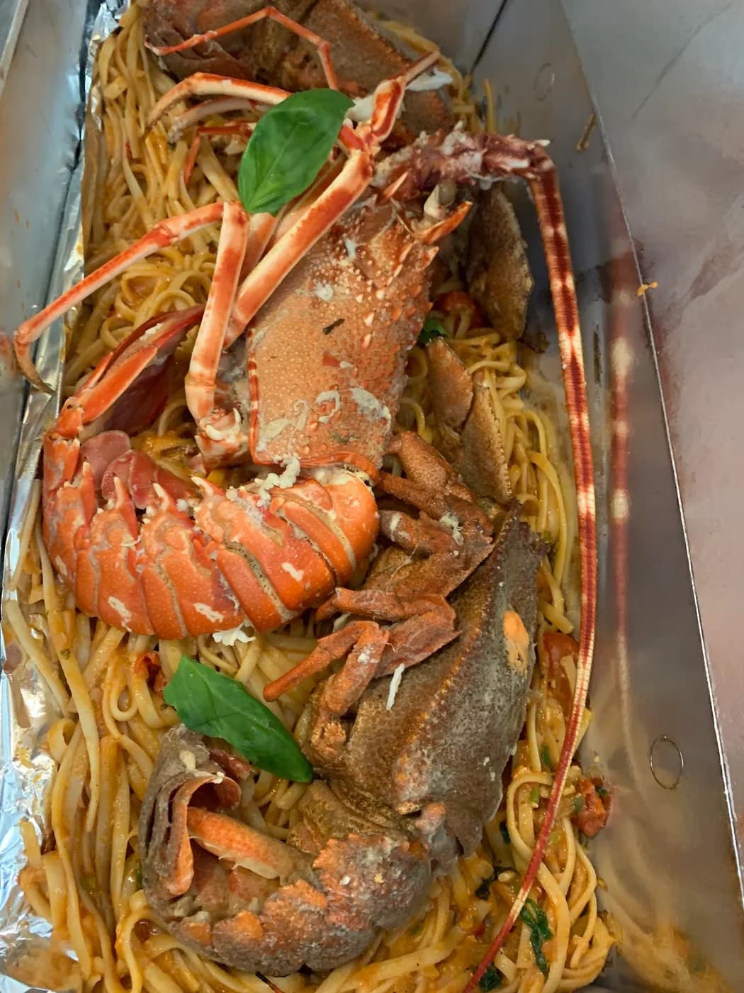 Lobster pasta, the way we serve it