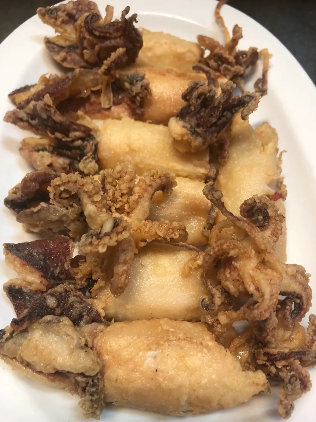 Calamari, fried to order